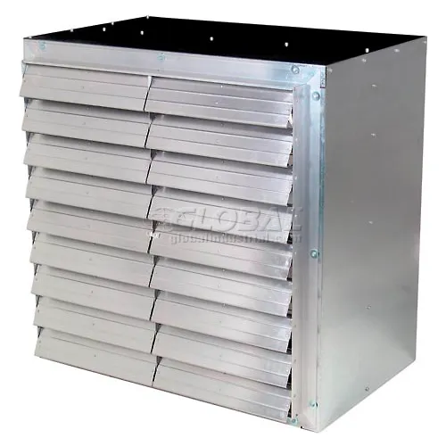 J&D 36" Galvanized Wall Master Exhaust Fan, Direct Drive, 1/2hp