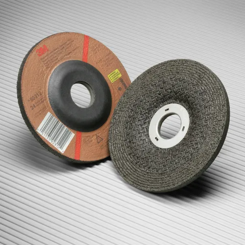 3M™ Green Corps™ Depressed Center Wheel 55960 4-1/2"x 1/4"x 5/8-11 T27 Ceramic 24 Grit - Pkg Qty 40