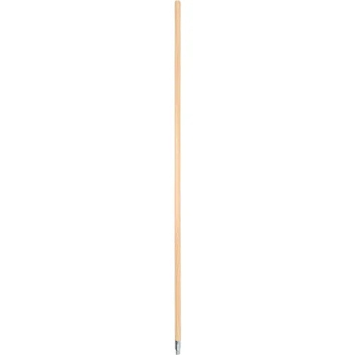 60" Metal-Tip Threaded End Hardwood Broom Handle - BWK136