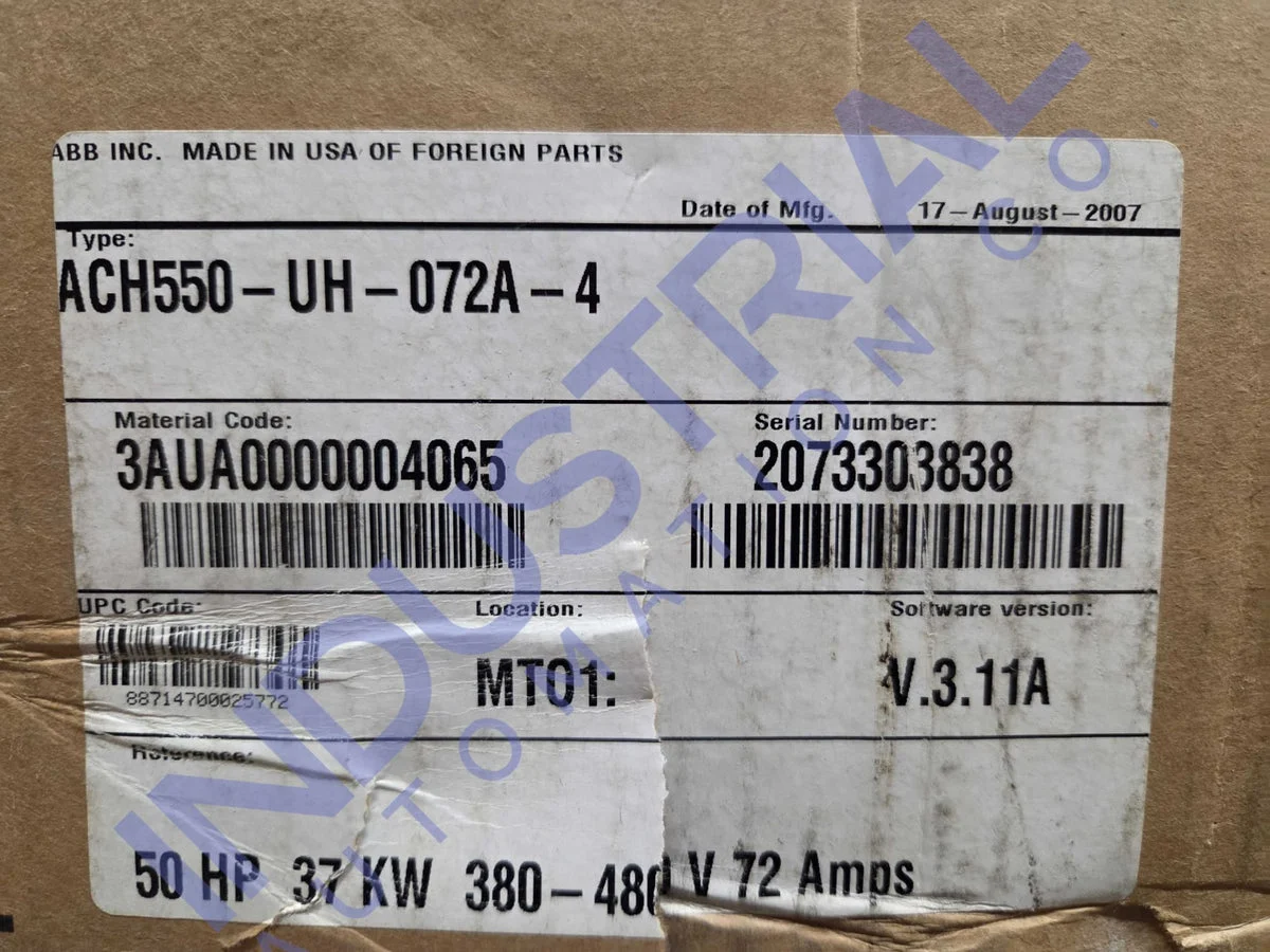 ABB ACH550-UH-072A-4