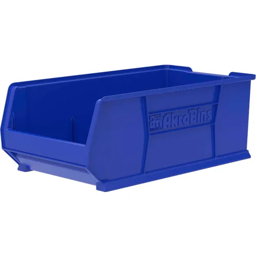 Akro-Mils® Akro-Bin® Plastic Super-Size Stacking Bin, 29-7/8"L x 16-1/2" W x 11"H, Blue