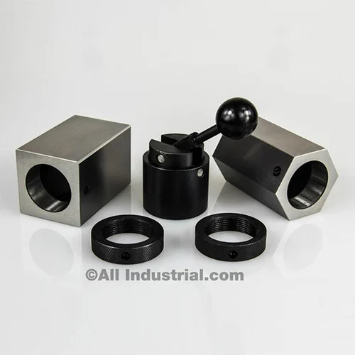 All Industrial 41370 | 5C Collet Block Set- Square, Hex, Rings & Collet Closer Holder