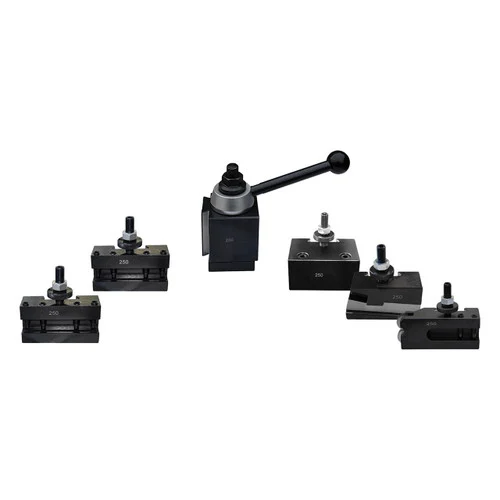 All Industrial 47425 | CA Piston Tool Post Set CNC High Precision Quick Change Lathe Holders 400 Series