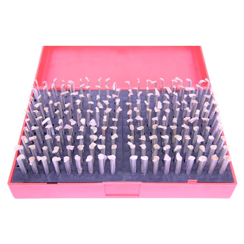 All Industrial 55102 | 190pc M1 0.061-0.250" Plug Pin Gage Set Minus (-) Steel 0.0002" Tolerance