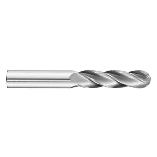 All Industrial E599929181 | 4 Flute Ball Nose Long Carbide End Mill, 5/32" Diameter
