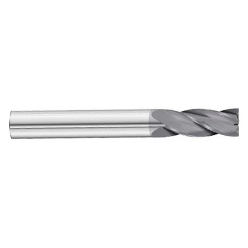 All Industrial EH06502402 | 4 Flute Extra Long TiAlN Coated End Mill, 3/8" Diameter 4"