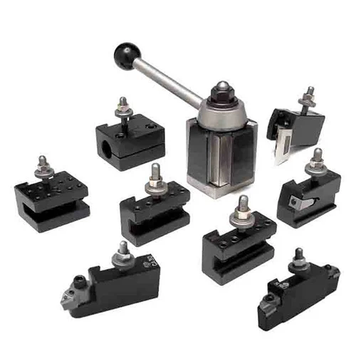 Aloris EA-6-AS | 9pc. Tool Set Tool Post & Holders