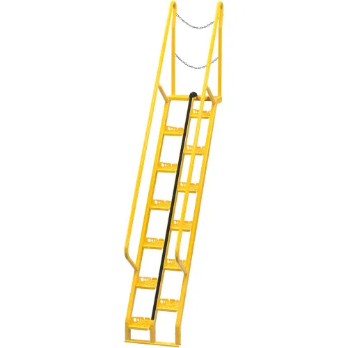 Alternating Stair 8' 13-Step Ladder, 56° Angle - ATS-8-56