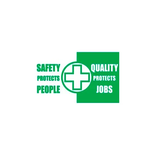 Banner, Safety Protects People Quality Protects Job, 3ft x 5ft