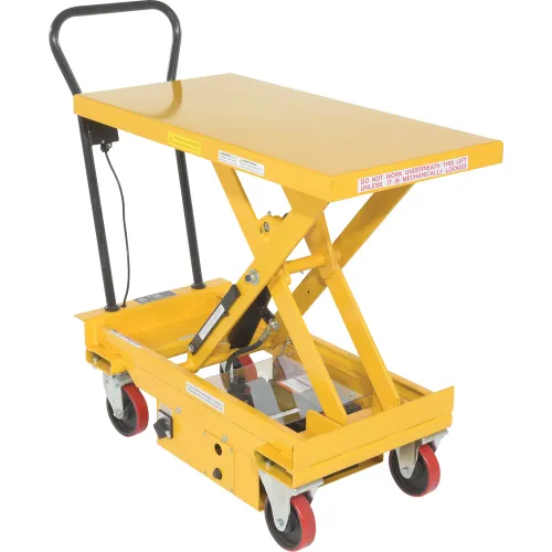 DC Power Hydraulic Scissor Cart - Single - CART-1000-DC