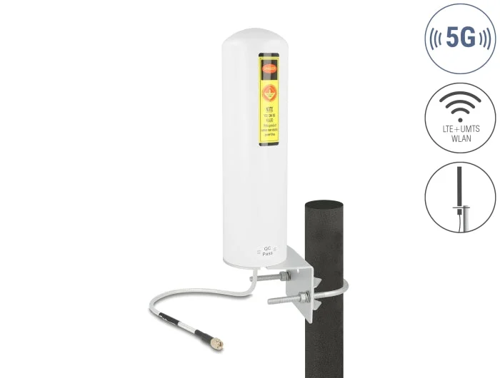 Delock 10036 5G Lte Antenna Sma Plug 3 - 5 Dbi Fixed Omnidirectional Wall