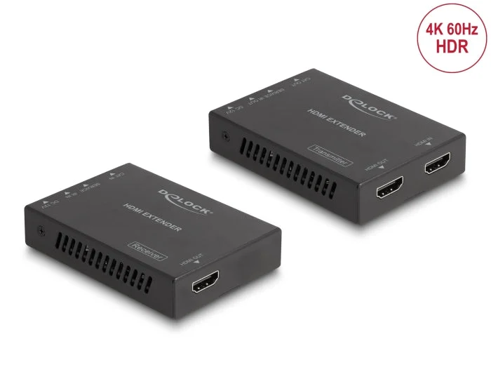 Delock 65955 Hdmi Extender Set Over Cat.6 Cable 4K 60 Hz 50 M