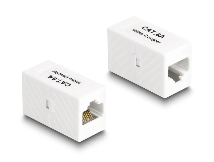 Delock 88134 Adapter Rj45 Jack To Rj45 Jack Cat.6A Utp White