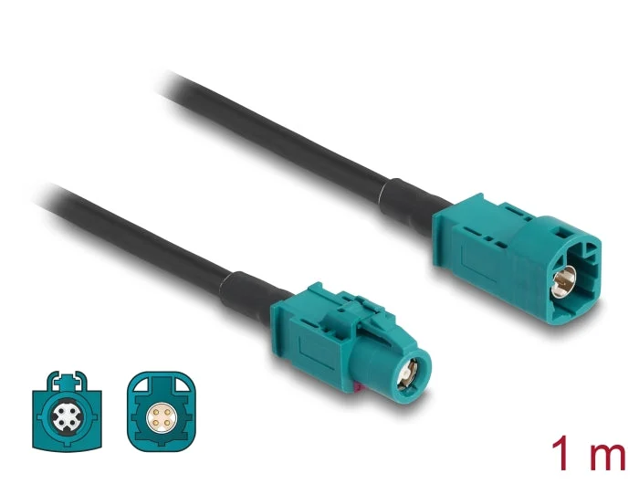 Delock 90679 Cable Hsd Z Male To Hsd Z Female 1 M