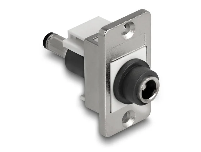 Delock 90885 Panel Mount Dc 5.5 X 2.1 Mm Female To Dc 5.5 X 2.5 Mm Male