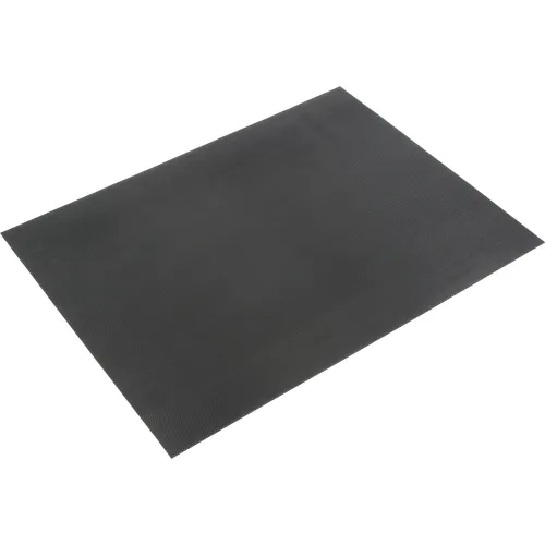 Durable Corporation Corrugated Rubber Runner 1/8" Thick 4' x 75' Black