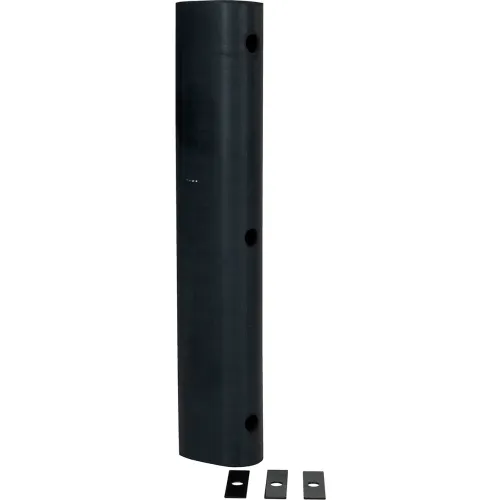 Extruded Fender Bumper, Half Oval, 36Wx6-5/16H, Black