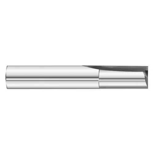 Fullerton Tool 12140 | 3/16" Diameter x 3/16" Shank x 5/8" LOC x 2" OAL 2 Flute Uncoated Solid Carbide Square End Mill