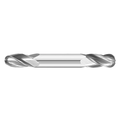 Fullerton Tool 25001067 | 5/32" Diameter x 3/16" Shank x 7/16" LOC x 3" OAL 4 Flute Uncoated Solid Carbide Ball End Mill