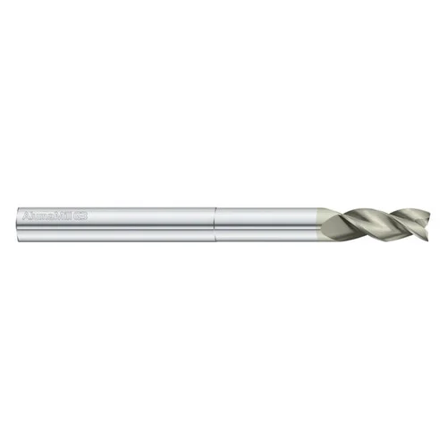 Fullerton Tool 27067 | 1/4" Diameter x 1/4" Shank x 1/2" LOC x 2-1/2" OAL 3 Flute FC5 Solid Carbide Square End Mill
