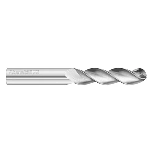 Fullerton Tool 27651 | 5/8" Diameter x 5/8" Shank x 3-1/4" LOC x 6" OAL 3 Flute Uncoated Solid Carbide Ball End Mill