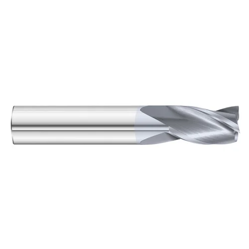 Fullerton Tool 30309 | 5/32" Diameter x 3/16" Shank x 9/16" LOC x 2" OAL 3 Flute TiCN Solid Carbide Square End Mill