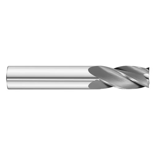 Fullerton Tool 32027 | 1-1/4" Diameter x 1-1/4" Shank x 2" LOC x 4-1/2" OAL 4 Flute Uncoated Solid Carbide Square End Mill