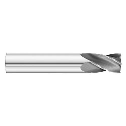 Fullerton Tool 32144 | 7/64" Diameter x 1/8" Shank x 3/16" LOC x 1-1/2" OAL 4 Flute Uncoated Solid Carbide Square End Mill