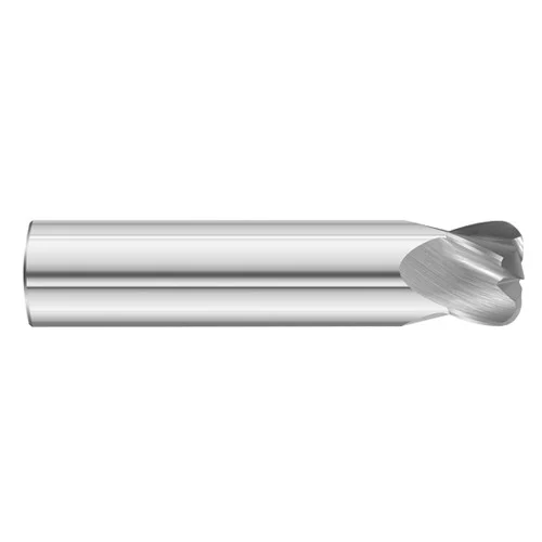 Fullerton Tool 32441 | 1/16" Diameter x 1/8" Shank x 1/8" LOC x 1-1/2" OAL 4 Flute Uncoated Solid Carbide Square End Mill