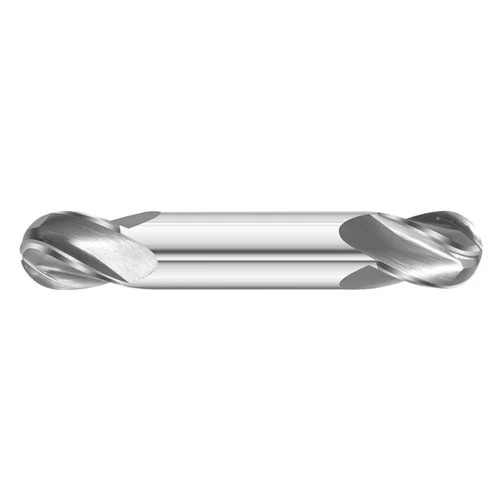 Fullerton Tool 32546 | 9/64" Diameter x 3/16" Shank x 5/16" LOC x 2" OAL 4 Flute Uncoated Solid Carbide Ball End Mill