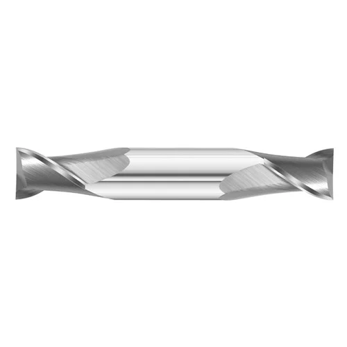 Fullerton Tool 32586 | 9/64" Diameter x 3/16" Shank x 5/16" LOC x 2" OAL 2 Flute Uncoated Solid Carbide Square End Mill