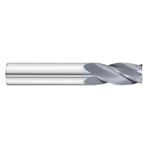Fullerton Tool 32735 | 5/32" Diameter x 3/16" Shank x 9/16" LOC x 2" OAL 4 Flute TiCN Solid Carbide Square End Mill