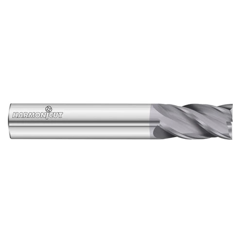 Fullerton Tool 34037 | 1" Diameter x 1" Shank x 1-1/2" LOC x 4" OAL 4 Flute FC18 Solid Carbide Square End Mill