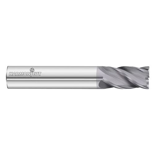 Fullerton Tool 34079 | 1" Diameter x 1" Shank x 2-1/4" LOC x 5" OAL 4 Flute FC18 Solid Carbide Radius End Mill