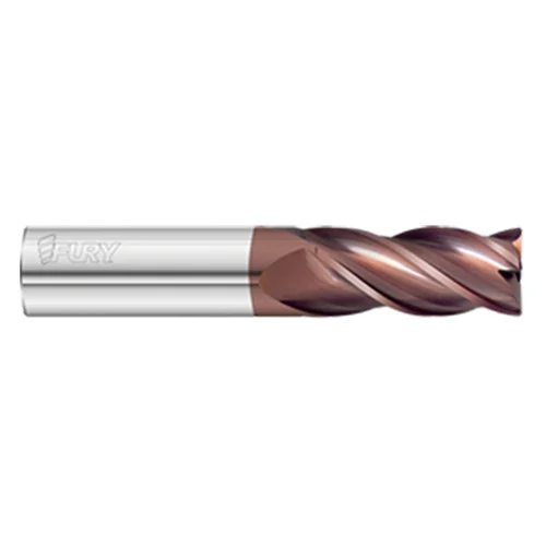 Fullerton Tool 35053 | 6.00mm Diameter x 6.00mm Shank x 10.00mm LOC x 50.00mm OAL 4 Flute FC20 Solid Carbide Square End Mill
