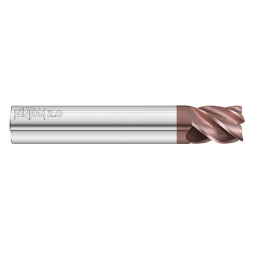 Fullerton Tool 37510 | 4.00mm Diameter x 4.00mm Shank x 8.00mm LOC x 50.00mm OAL 5 Flute FC20 Solid Carbide Square End Mill