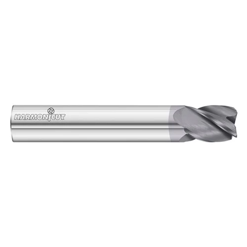 Fullerton Tool 92434 | 10.00mm Diameter x 10.00mm Shank x 12.00mm LOC x 50.00mm OAL 4 Flute FC18 Solid Carbide Radius End Mill