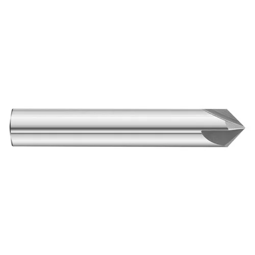 Fullerton Tool 92524 | 90-degree 6.00mm x 64.00mm Solid Carbide Uncoated Chamfer Mill