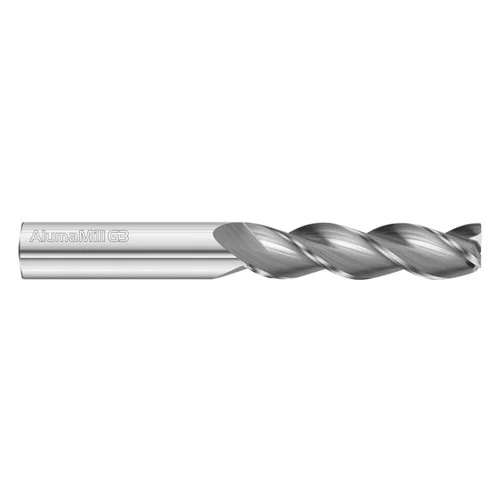 Fullerton Tool 93043 | 16.00mm Diameter x 16.00mm Shank x 63.00mm LOC x 150.00mm OAL 3 Flute Uncoated Solid Carbide Square End Mill