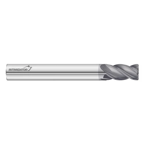 Fullerton Tool 93917 | 8.00mm Diameter x 8.00mm Shank x 16.00mm LOC x 50.00mm OAL 4 Flute FC18 Solid Carbide Radius End Mill