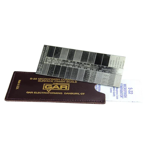 Gar S-22 | Surface Roughness Scale S-22 Conventional Machining Microfinish Comparator