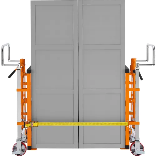 Global Industrial™ (2) Hand Operated Hydraulic Furniture Moving Dollies, 3950 Lb. Capacity