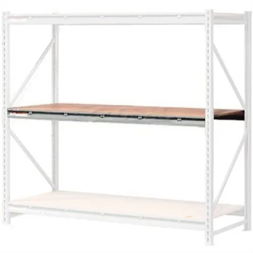 Global Industrial™ Additional Shelf, Extra Heavy Duty Rack, Wood Deck, 60"W x 18"D, Gray