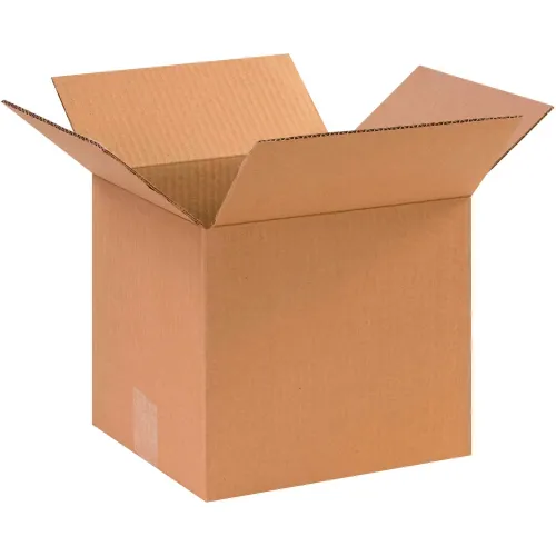 Global Industrial™ Cardboard Corrugated Boxes, 10"L x 9"W x 9"H, Kraft - Pkg Qty 25