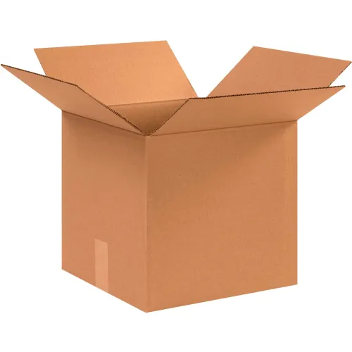 Global Industrial™ Cardboard Corrugated Boxes, 12-1/2"L x 12-1/2"W x 12"H, Kraft - Pkg Qty 25