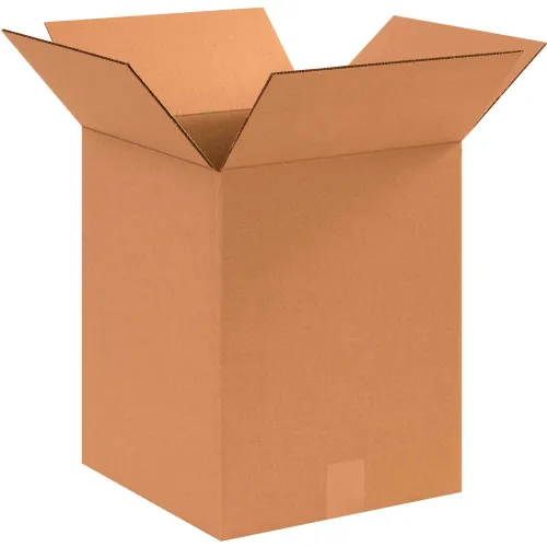 Global Industrial™ Cardboard Corrugated Boxes, 12"L x 12"W x 15"H, Kraft - Pkg Qty 25