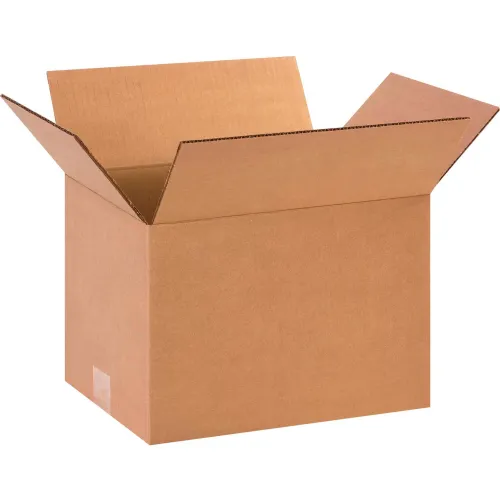 Global Industrial™ Cardboard Corrugated Boxes, 12"L x 9"W x 8"H, Kraft - Pkg Qty 25