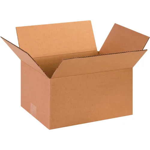 Global Industrial™ Cardboard Corrugated Boxes, 13"L x 10"W x 7"H, Kraft - Pkg Qty 25
