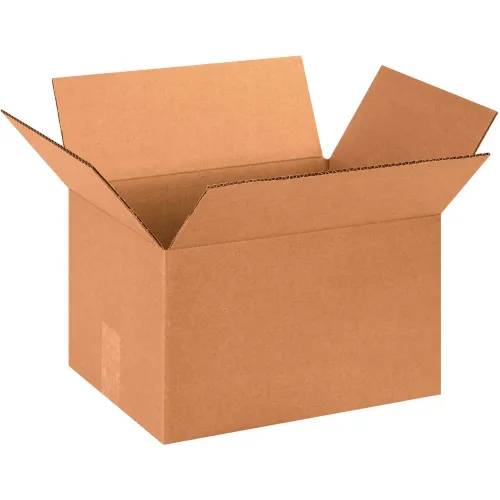 Global Industrial™ Cardboard Corrugated Boxes, 13"L x 10"W x 8"H, Kraft - Pkg Qty 25