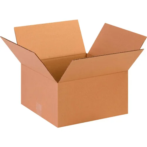 Global Industrial™ Cardboard Corrugated Boxes, 13"L x 13"W x 7"H, Kraft - Pkg Qty 25